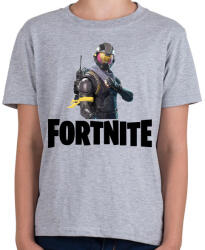 printfashion Fortnite #6 /Black/ - Gyerek póló - Sport szürke (1117016)