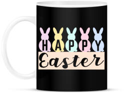 printfashion Happy Easter - Rabbit - Bögre - Fekete (15875353)