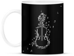 printfashion Hegedű - Bögre - Fekete (9179158)