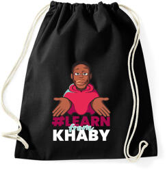 printfashion Learn from Khaby - Sportzsák, Tornazsák - Fekete (5229927)