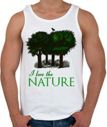 printfashion i love the nature - Férfi atléta - Fehér (15852749)