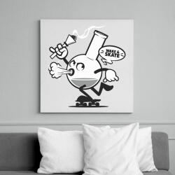 printfashion Wake&skate - Vászonkép - Fehér (6629274)