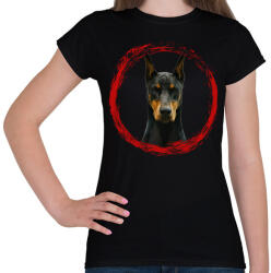 printfashion dobi kutyus - férfi - Női póló - Fekete (15314725)