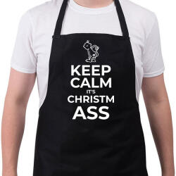 printfashion KEEP CALM ITS CHRISTMASS - Kötény - Fekete (10759961)
