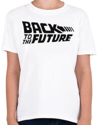 printfashion Back to the future - Gyerek póló - Fehér (2369314)