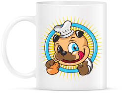 printfashion A pék kutyája - Bögre - Fehér (787377)