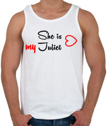 printfashion Júlia - Férfi atléta - Fehér (540426)