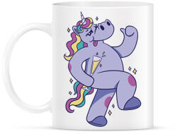 printfashion Részeg unikornis - Bögre - Fehér (14484266)