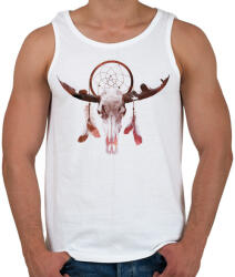 printfashion Deadly desert - Férfi atléta - Fehér (219746)