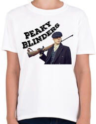 printfashion Peaky Blinders - Gyerek póló - Fehér (2576525)