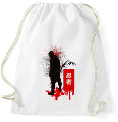printfashion ninja - Sportzsák, Tornazsák - Fehér (1655345)