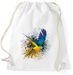 printfashion colorfullparot - Sportzsák, Tornazsák - Fehér (1839950)