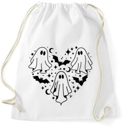 printfashion Szellem szív - Sportzsák, Tornazsák - Fehér (14678867)