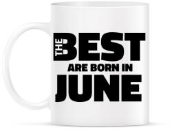 printfashion The Best are born in june - Bögre - Fehér (5425134)