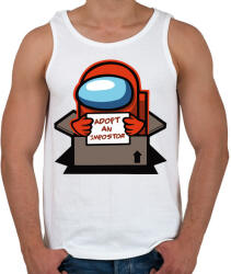 printfashion Among us- adoptálj imposztort - Férfi atléta - Fehér (4086672)