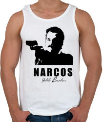 printfashion Narcos - Férfi atléta - Fehér (1542150)