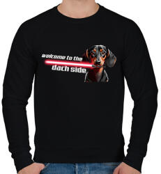 printfashion dach side - Férfi pulóver - Fekete (15310303)