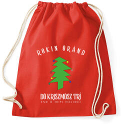 printfashion Rockin' around the christmas tree - Sportzsák, Tornazsák - Piros (10825880)