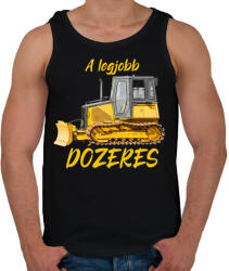 printfashion A legjobb dózeres - Férfi atléta - Fekete (4761756)