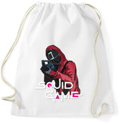 printfashion Squid game soldier 2 - Nyerd meg az életed - Sportzsák, Tornazsák - Fehér (5591936)