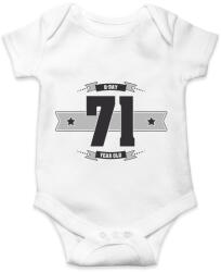 printfashion b-day-71-dark-lightgrey - Baba Body - Fehér (1329973)