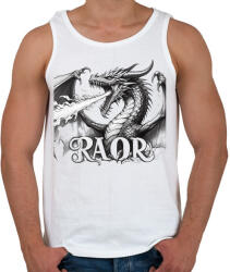 printfashion Sárkány - Férfi atléta - Fehér (15181846)