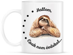 printfashion Hallom, csak nem érdekel. . . - Bögre - Fehér (6589693)