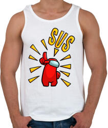 printfashion Among us - SUS - Férfi atléta - Fehér (4285207)