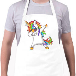 printfashion Dabbing unikornis - Kötény - Fehér (4904263)