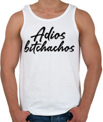 printfashion Adios bitchachos - Férfi atléta - Fehér (2914717)