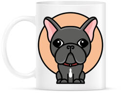 printfashion Frenchie - Bögre - Fehér (2956694)