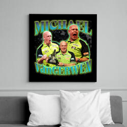 printfashion Michael van Gerwen - darts - Vászonkép - Fekete (15552499)