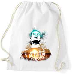 printfashion absztrakt férfi portré - Sportzsák, Tornazsák - Fehér (1604650)