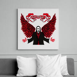 printfashion Sikoly - Gerappa - Vászonkép - Fehér (6633615)