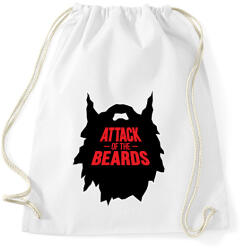 printfashion szakáll-attack. . . - Sportzsák, Tornazsák - Fehér (4152726)