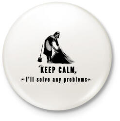 printfashion problems - Kitűző, hűtőmágnes - Fehér (3079913)