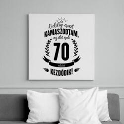 printfashion kamasz-70-black - Vászonkép - Fehér (6623219)