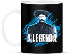 printfashion Rózsa Sándor a legenda - Bögre - Fekete (6036052)