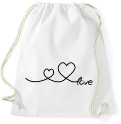 printfashion Szívek - Sportzsák, Tornazsák - Fehér (11683515)