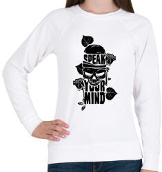 printfashion Az elméd - Női pulóver - Fehér (1052738)