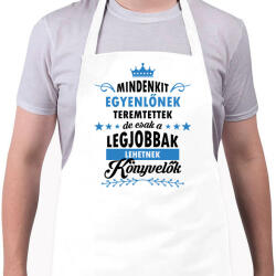printfashion A legjobbak lehetnek könyvelők - Kötény - Fehér (12563231)