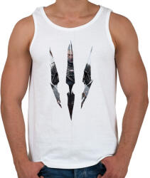 printfashion Witcher - Férfi atléta - Fehér (4848735)