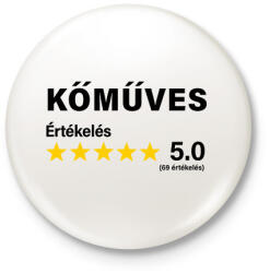 printfashion Kőműves Értékelés ***** 5.0 (69 értékelés) - Kitűző, hűtőmágnes - Fehér (16417330)