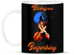 printfashion bűbájos boszorkány - Bögre - Fekete (10481775)
