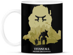 printfashion Titanfall - Bögre - Fekete (2062076)