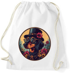 printfashion Elegáns Tacskó - Sportzsák, Tornazsák - Fehér (16706563)