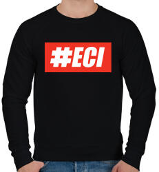 printfashion Hashtageci - Férfi pulóver - Fekete (1283738)