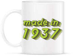 printfashion made-in-1937-green-grey - Bögre - Fehér (790322)