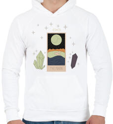 printfashion Varázs kártya - Férfi kapucnis pulóver - Fehér (6279995)