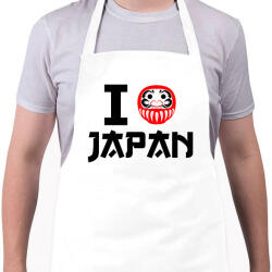 printfashion I love Japan 4 - Kötény - Fehér (10642271)